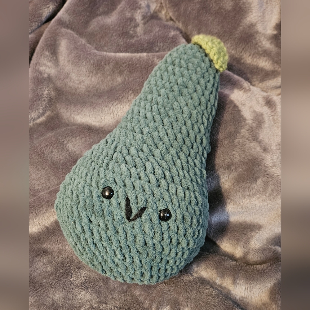 Crochet Pear Stuffed Toy